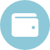 Wallet icon.