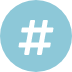 Number icon.